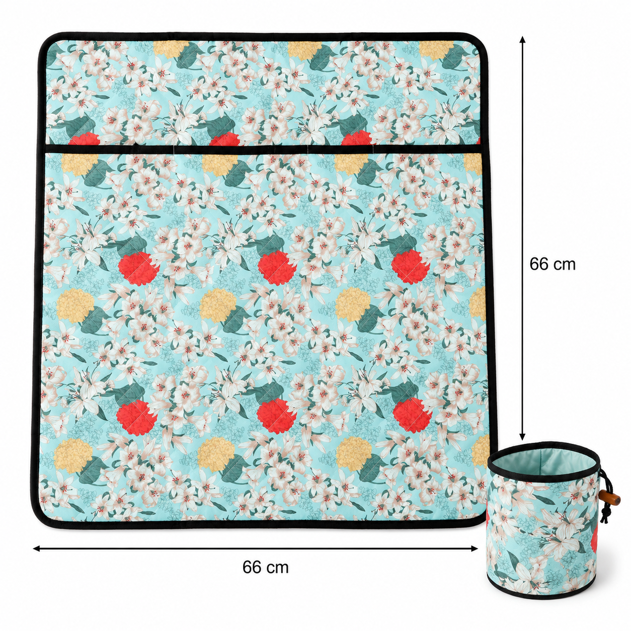 Base Organizadora Para Máquina De Coser Con Bolsillos
