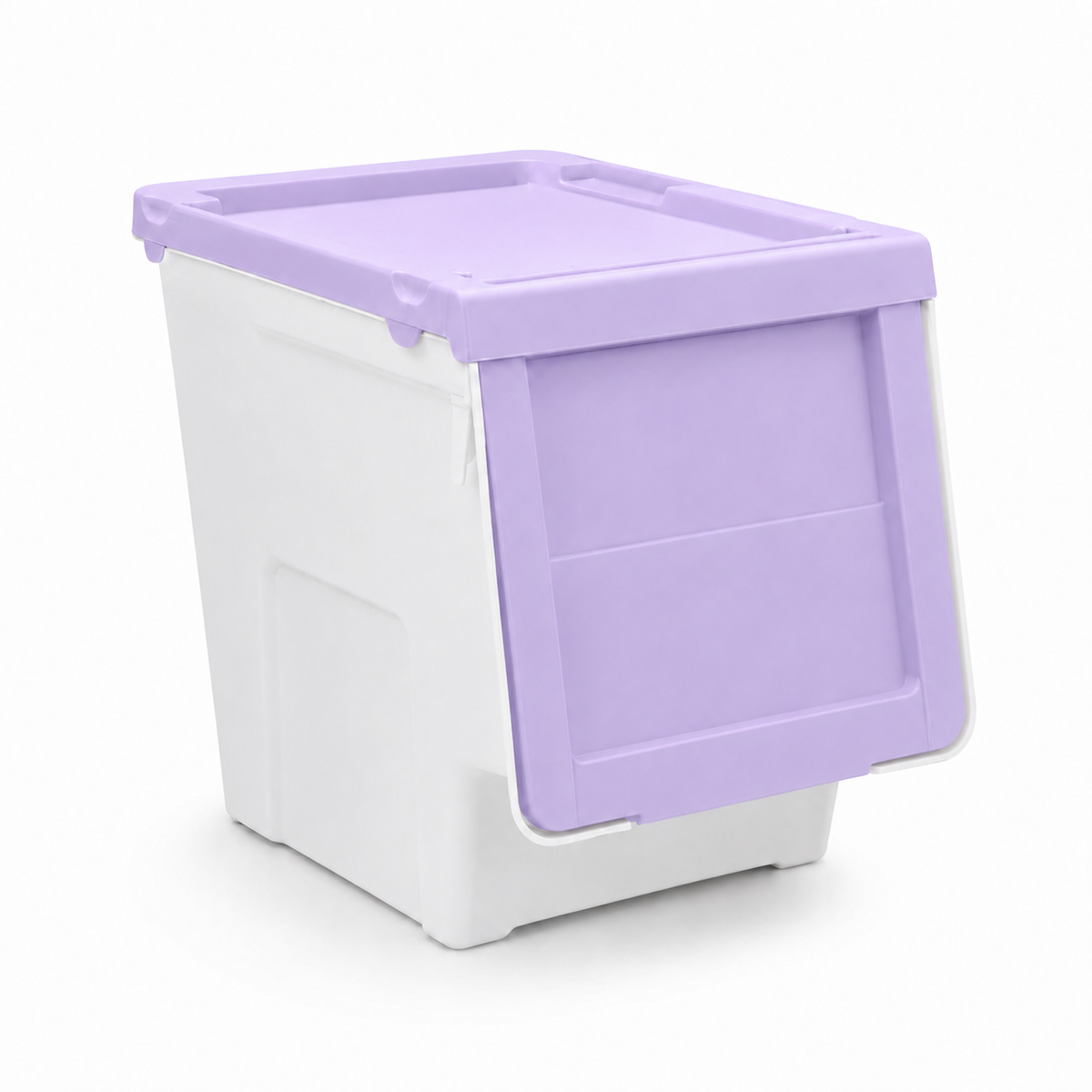 Caja Organizadora Apilable Con Tapa Frontal Abatible 0541