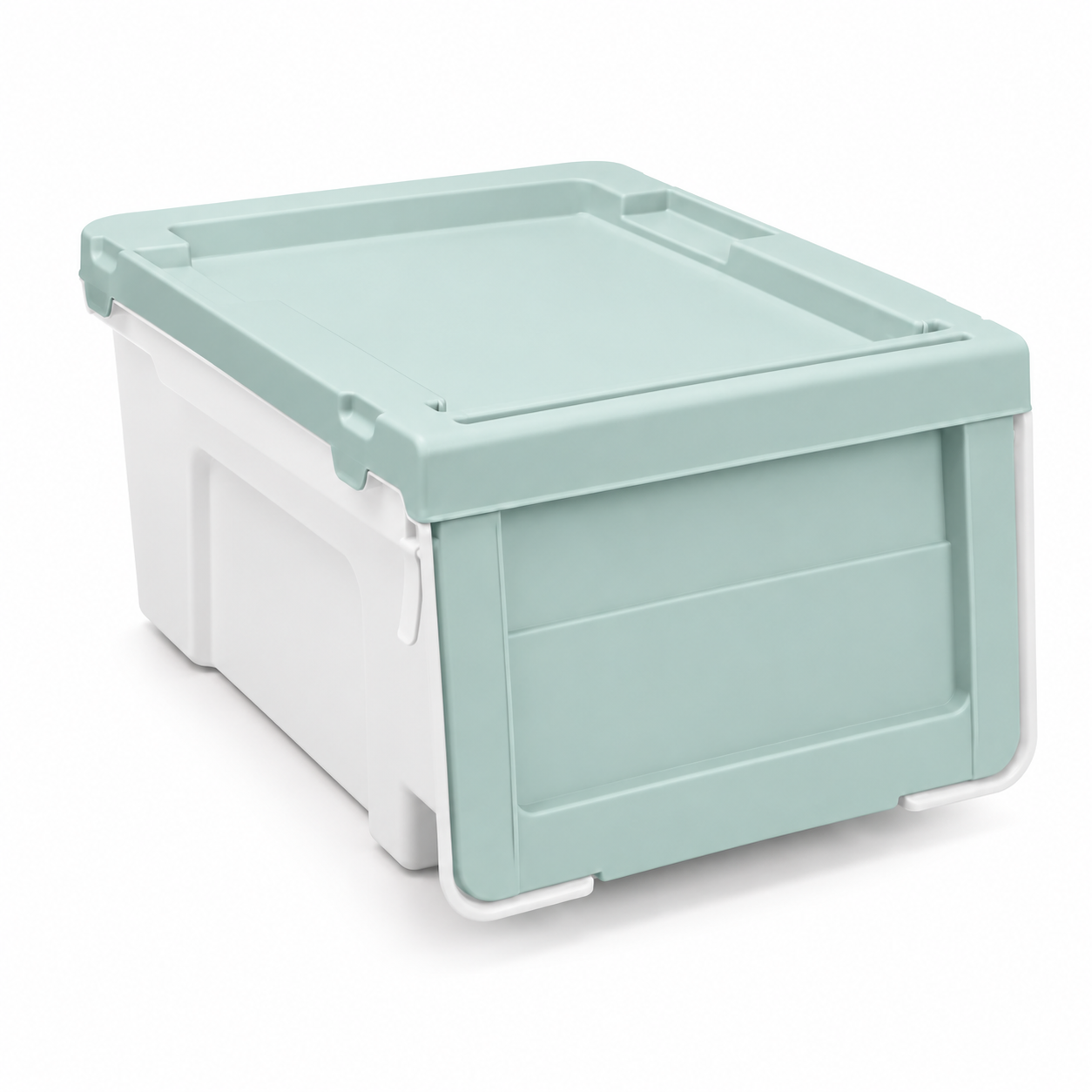 Caja Organizadora Apilable Con Tapa Frontal Abatible 0539