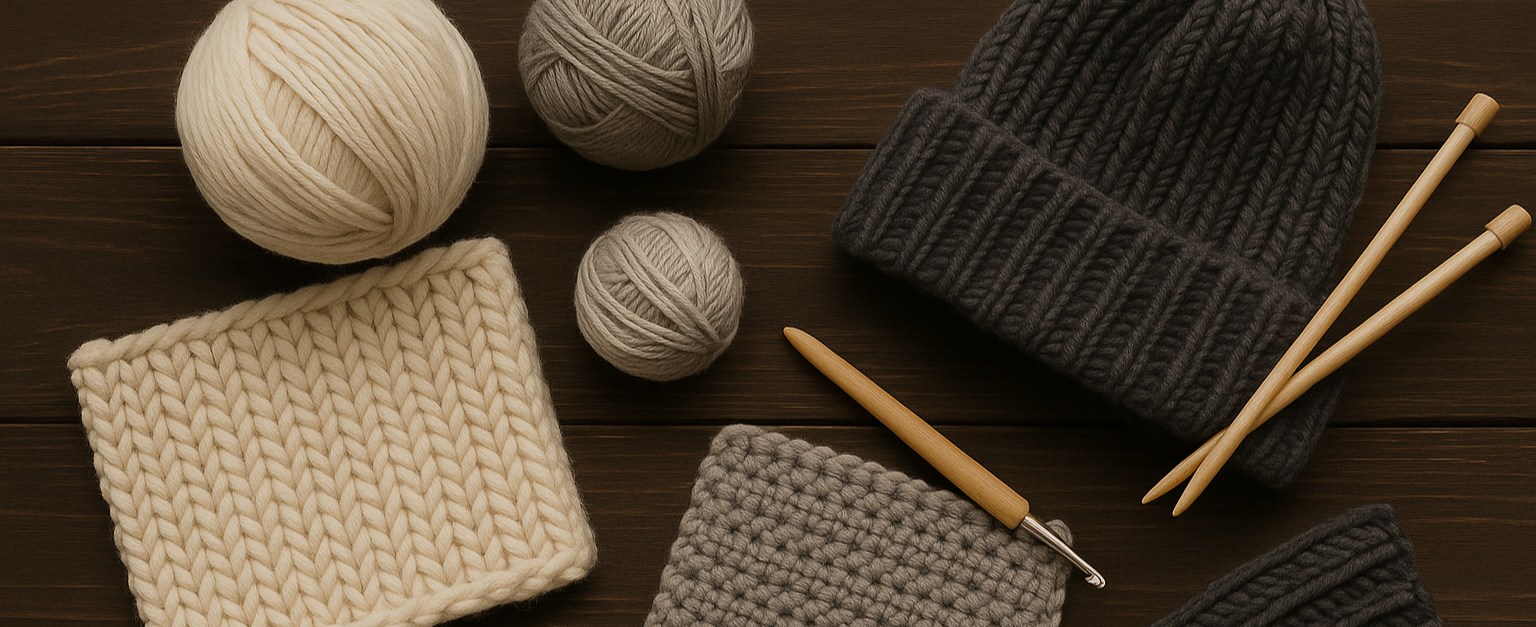 Tejiendo con amor este invierno, con nuestros productos para tejer