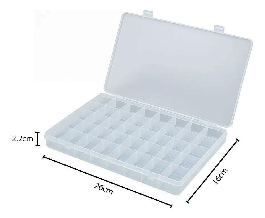 Caja Organizadora Transparente 40 Espacios