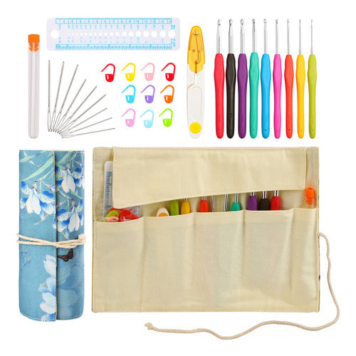 Set de crochet con estuche exclusivo – ganchillos y accesorios