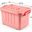 Caja Organizadora De Plastico 45 Litros Con Tapa Multiuso