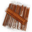 Set 75 Palillos De Madera Doble Punta Para Calcetines 20cm Set