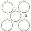 Set De 5 Bastidores Decorativos Para Bordado 9 Cm
