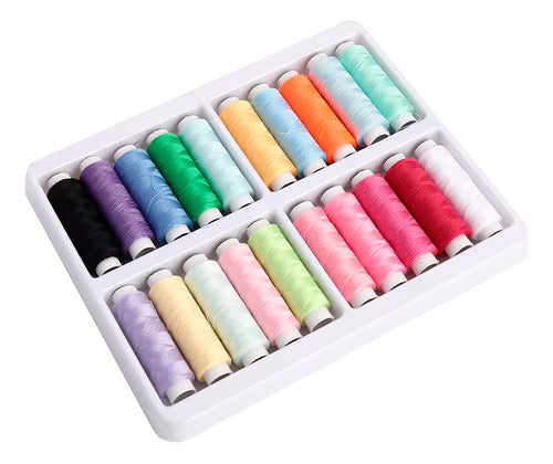 Set De 20 Hilos De Coser Colores Surtidos
