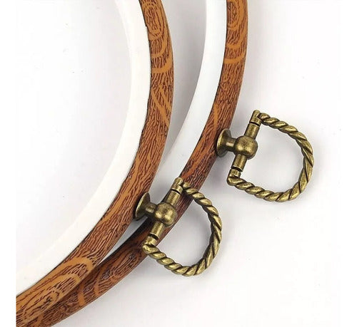 Set De 5 Bastidores Decorativos Para Bordado 9 Cm