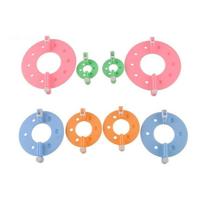 Set De 4 Pomponeras Pompom Maker Crea Pompones En 4 Tamaños