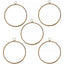 Set De 5 Bastidores Decorativos Para Bordado 9 Cm