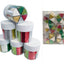 Set 6 Frascos Dosificador De Escarcha Purpurina Brillantina