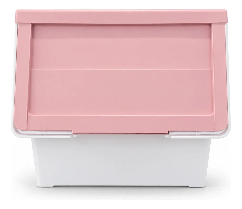 Caja Organizadora Apilable Con Tapa Frontal Abatible 0544