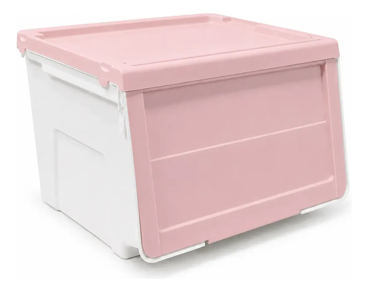 Caja Organizadora Apilable Con Tapa Frontal Abatible 0543