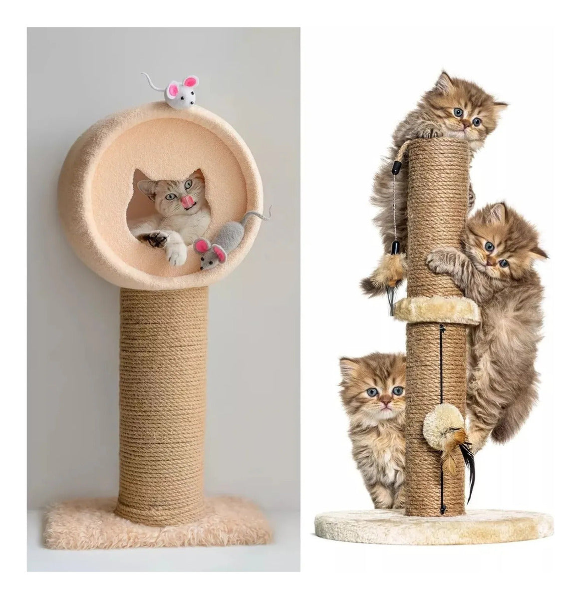 Carrete Cuerda Yute Natural 6mm X 100 Metros Rascador Gato