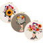 Set 3 Kit De Bordado Para Principiantes Diseño Flores
