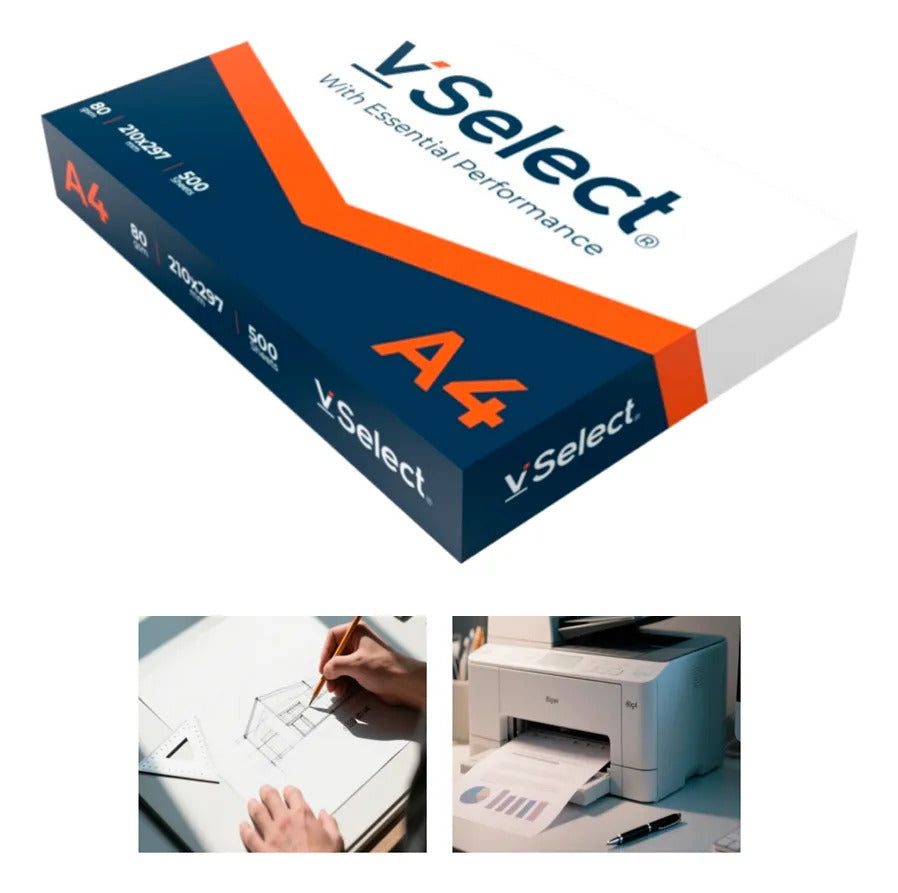 Resma A4 De 80gr X 500 Hojas De Papel Bond Color Blanco