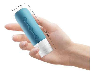 Set 4 Botellas De Viaje 90ml Silicona Contenedores Shampoo