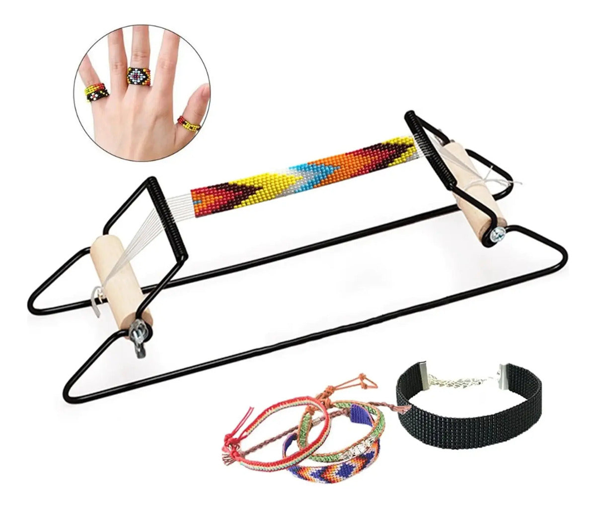 Telar Para Mostacillas Accesorios Anillos Pulseras Miyuki