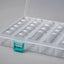 Caja Organizadora Con 28 Frascos Enroscables Mostacillas
