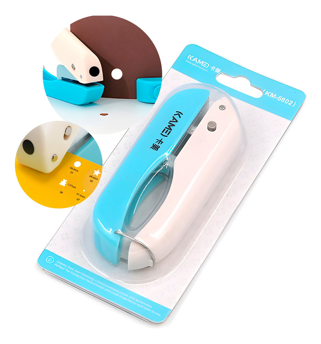 Set Perforadoras Con Formas Para Papel Cartulina Kamei