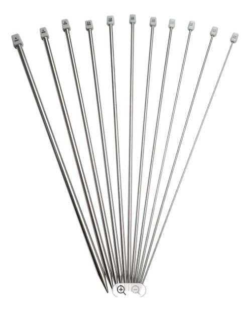 Palillos Rectos Para Tejer 35cm 2 A 8mm Y Accesorios 47 Pzs