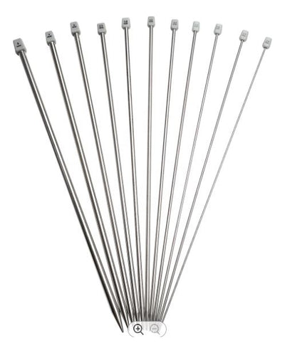 Palillos Rectos Para Tejer 35cm 2 A 8mm Y Accesorios 47 Pzs