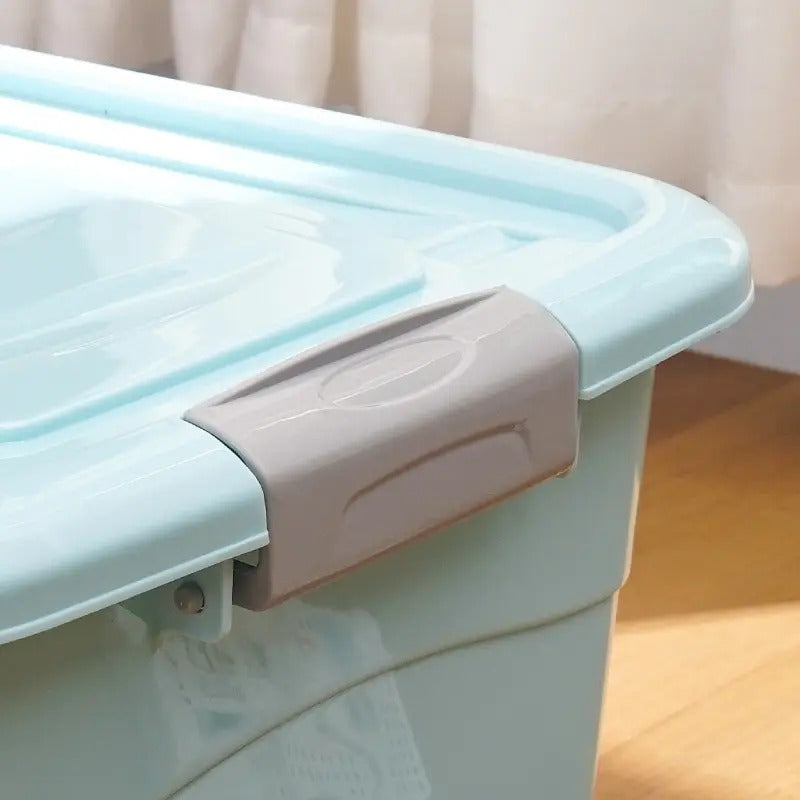 Caja Organizadora Plástica 40 Litros Con Tapa Multiuso