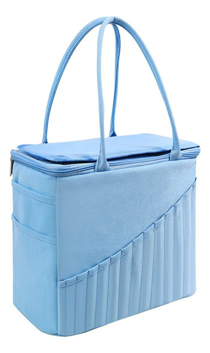 Bolso Organizador Para Tejido Lanas Y Accesorios Para Tejer