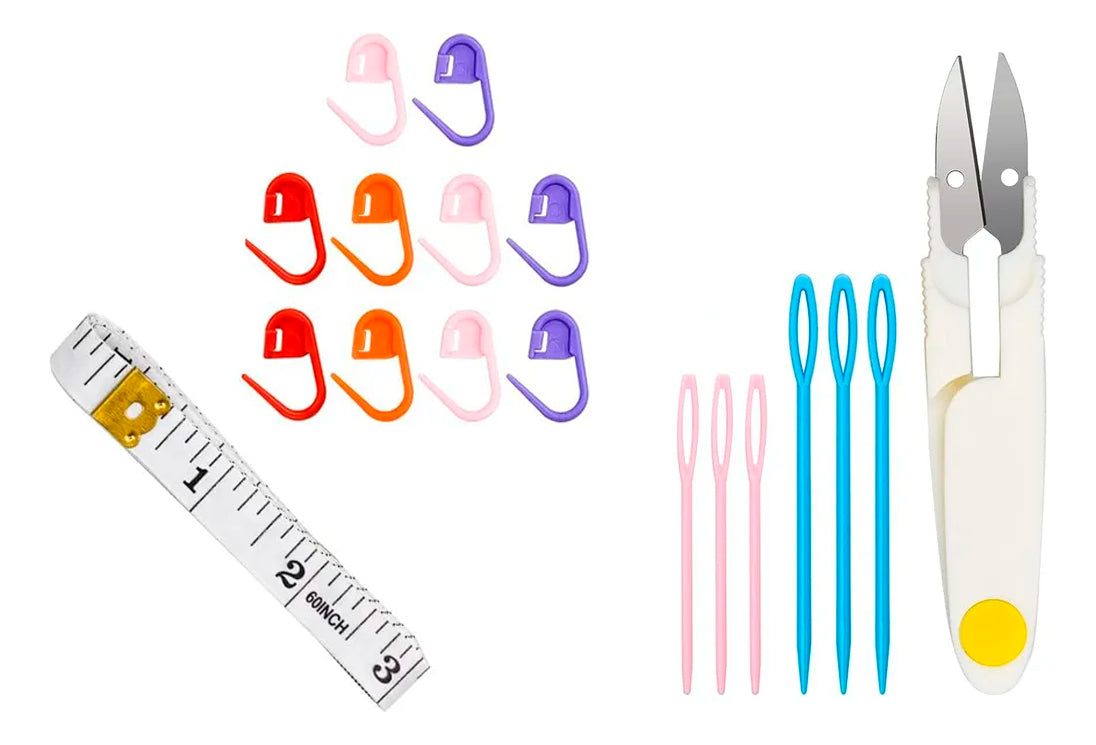 Palillos Circulares Para Tejer 80cm 18 Pares Y Accesorios