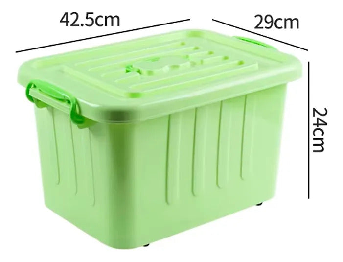 Caja Organizadora De Plastico 20 Litros Con Tapa Multiuso