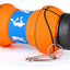 Botella De Silicona Plegable 500ml Forma Pelota Basquetbol