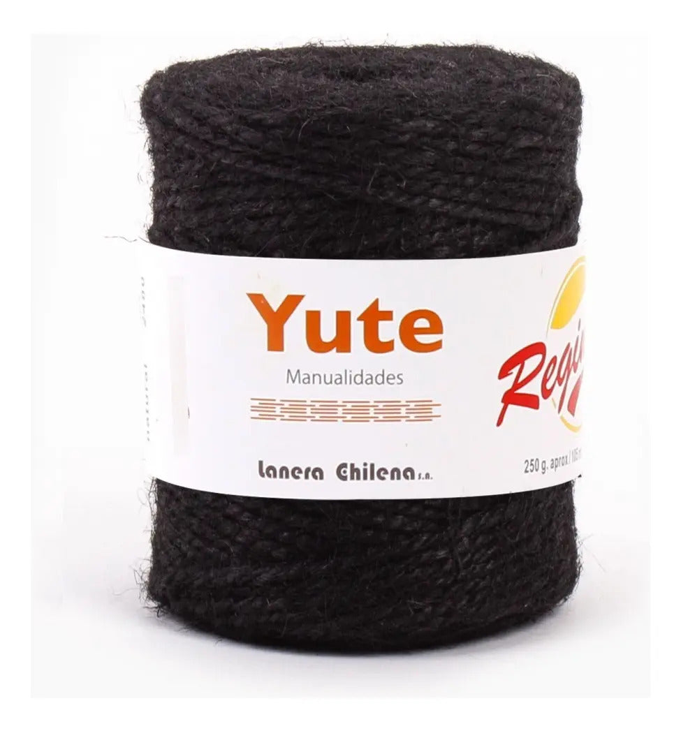 Pack 2 Cordon Yute Negro Reginella 3mm 210 Metros Total
