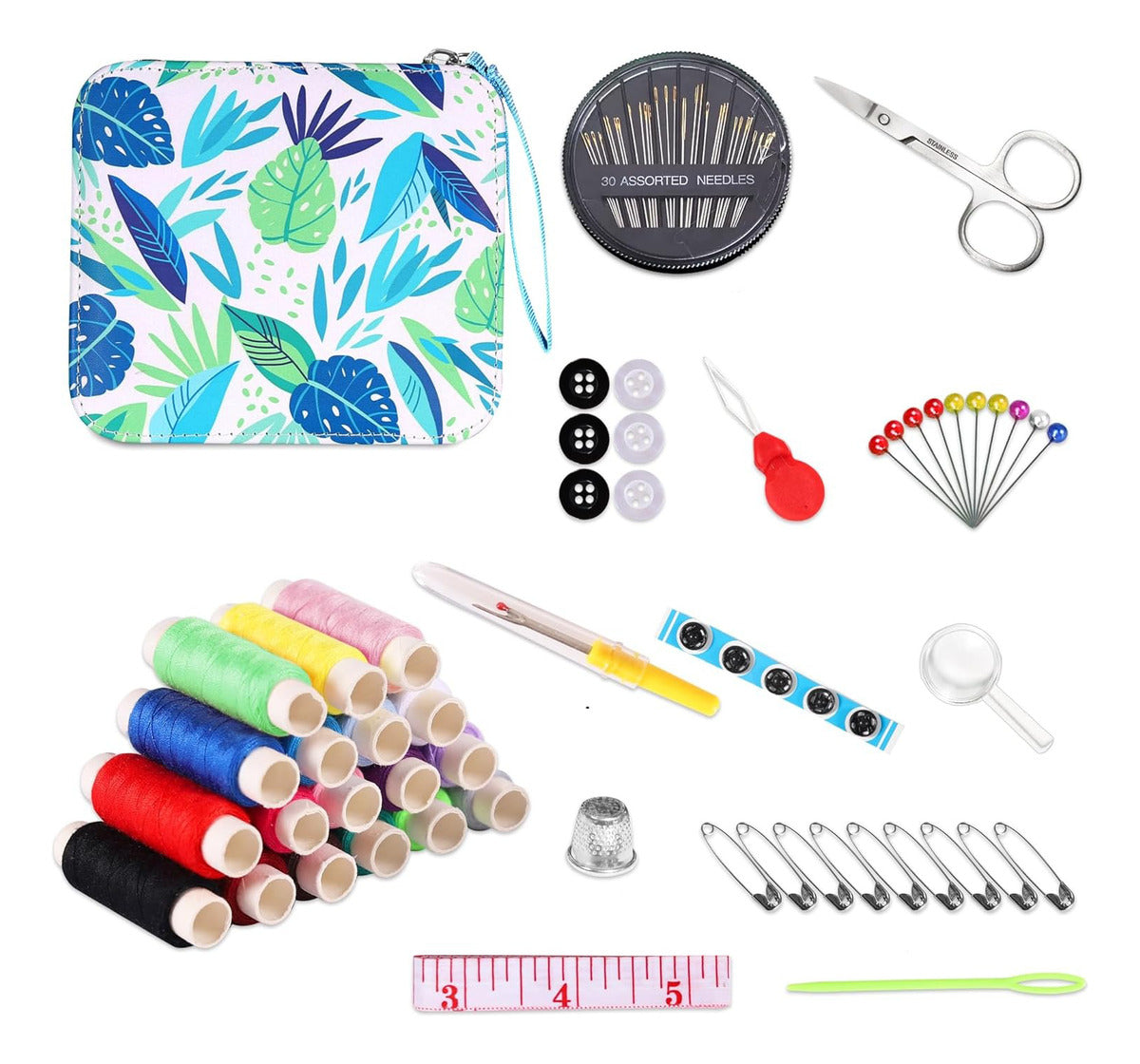 Kit De Costura Estuche Con Diseños 86 Piezas