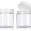 Pack De 12 Frascos De Plástico Con Tapa Rosca Blanca 170ml
