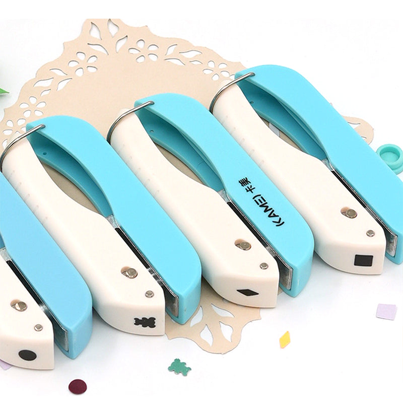 Set Perforadoras Con Formas Para Papel Cartulina Kamei