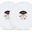 Pack 2 Bastidores De Madera Con Lienzo De Tela Circular 40cm