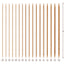 Set 72 Palillos De Madera Doble Punta Para Calcetines 25cm