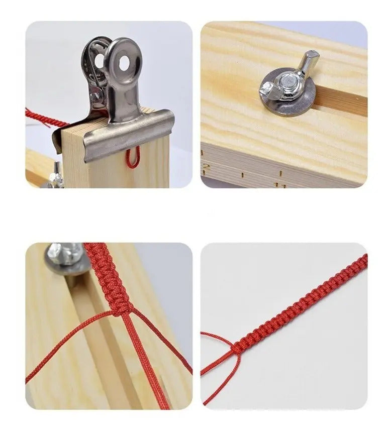 Soporte De Madera Para Hacer Pulseras Tejidas