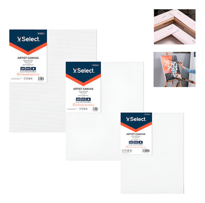 Set 3 Bastidores Para Pintar Lienzo Tela 30x40 40x50 50x60cm