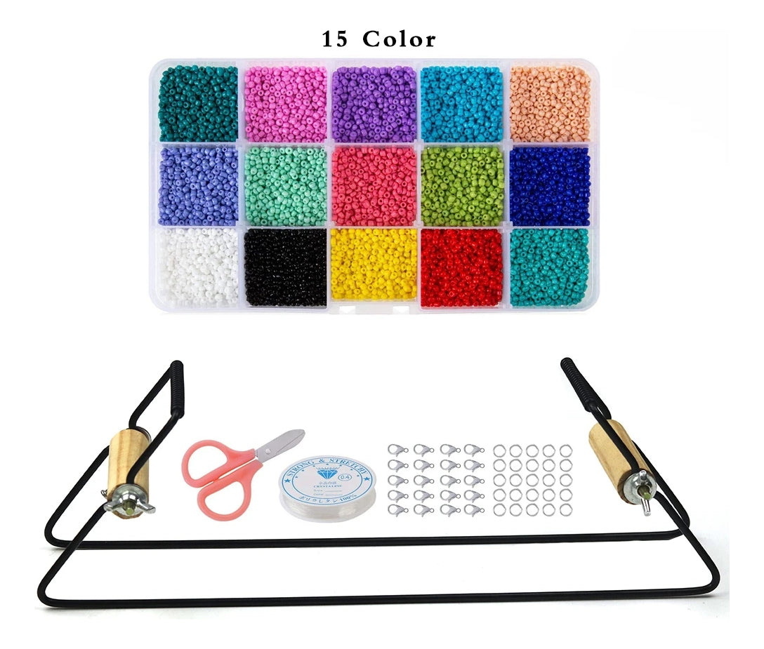 Set Telar Mostacillas Y Accesorios Para Pulseras Miyuki