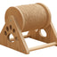 Rascador Rodillo Giratorio Para Gato Con Base De Madera
