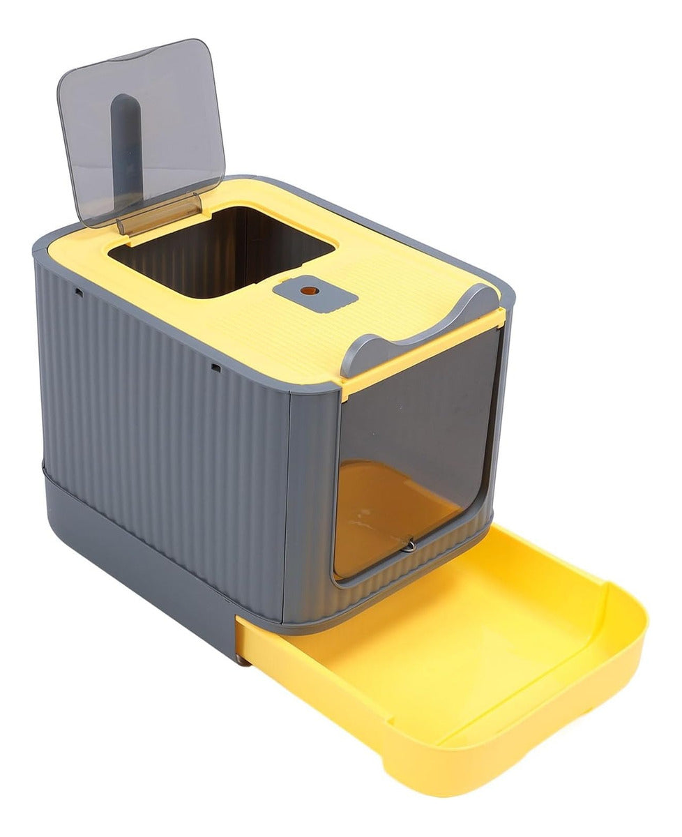 Arenero Cerrado Desmontable Para Gato Con Pala