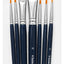Kit 7 Pinceles Artísticos Mixtos Redondos Y Planos