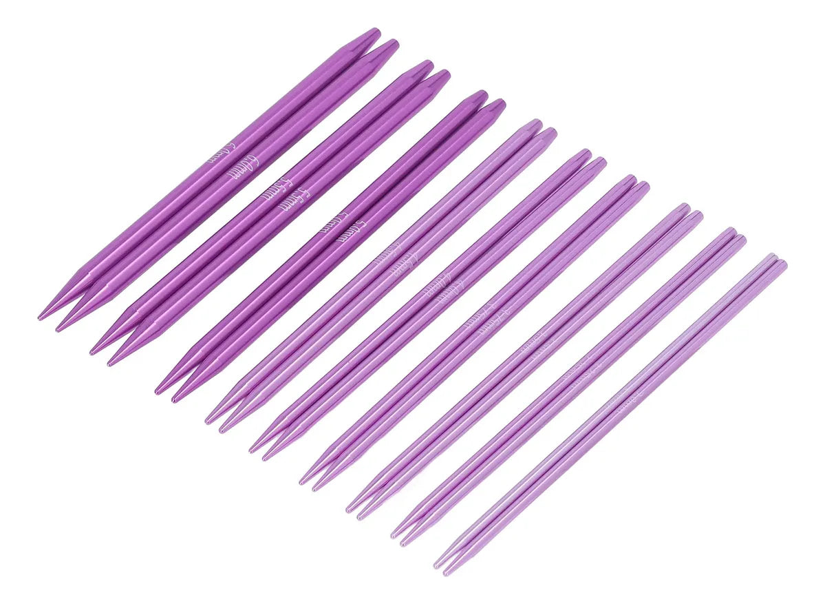 Set Palillos Circulares Intercambiables Para Tejer Y Estuche