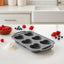 Set 2 Moldes De Silicona Para Cupcake Muffin Forma Corazon