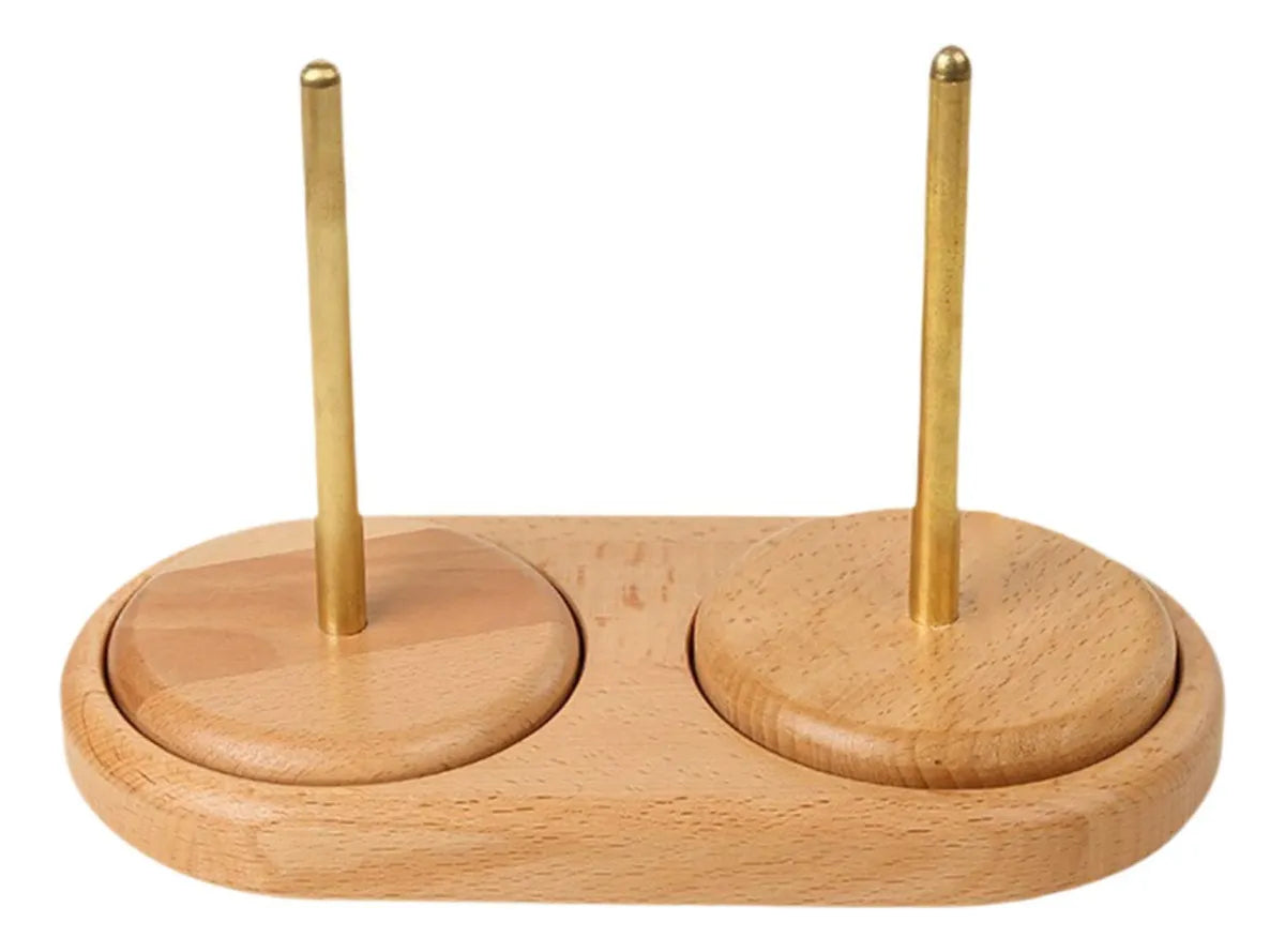 Soporte Giratorio Doble Para Lanas Hilos Ovillos