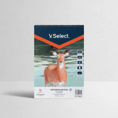 Block Papel Acuarela A3 12 Hojas 300 Gsm Alta Calidad