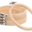 Set De 5 Bastidores De Madera Bambu Para Bordado 13 Cm X 5un