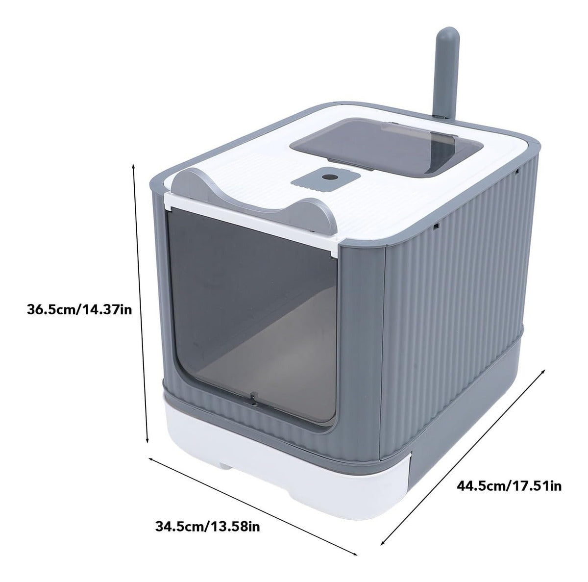 Arenero Cerrado Desmontable Para Gato Con Pala