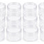 Pack 12 Frascos Organizadores Transparentes 30ml Mostacillas