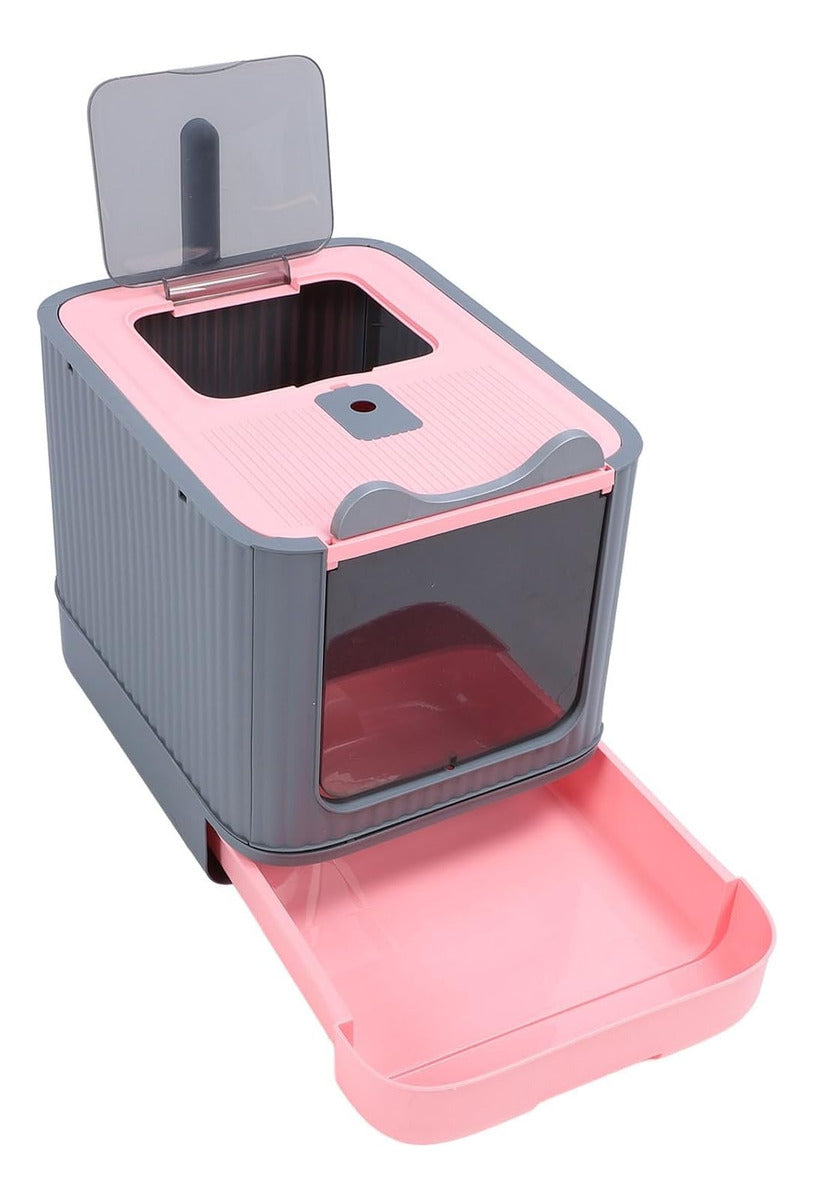 Arenero Cerrado Desmontable Para Gato Con Pala